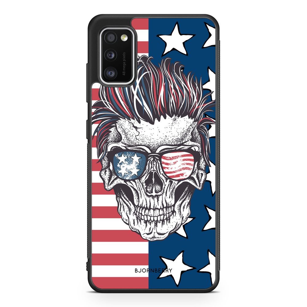 Samsung Galaxy A41 Case - USA Skull