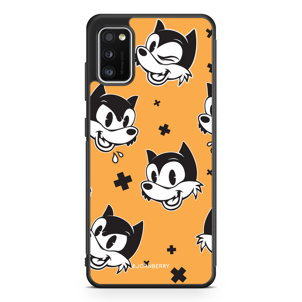 Samsung Galaxy A41 Case - Vintage Wolves