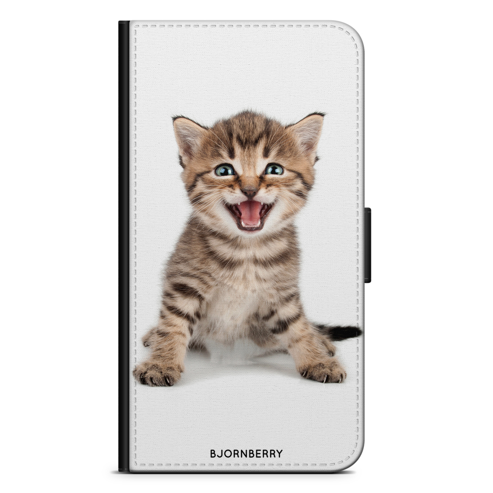 Samsung Galaxy A12 Plånboksfodral - Söt Kattunge | Mobilskal & Mobilfodral BJORNBERRY