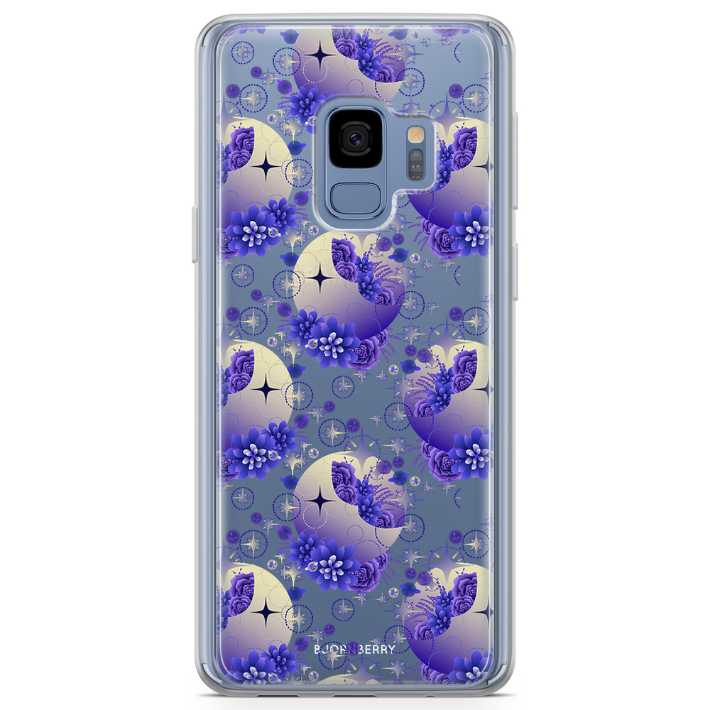 Samsung Galaxy S9 Fashion Case - Moon parttern