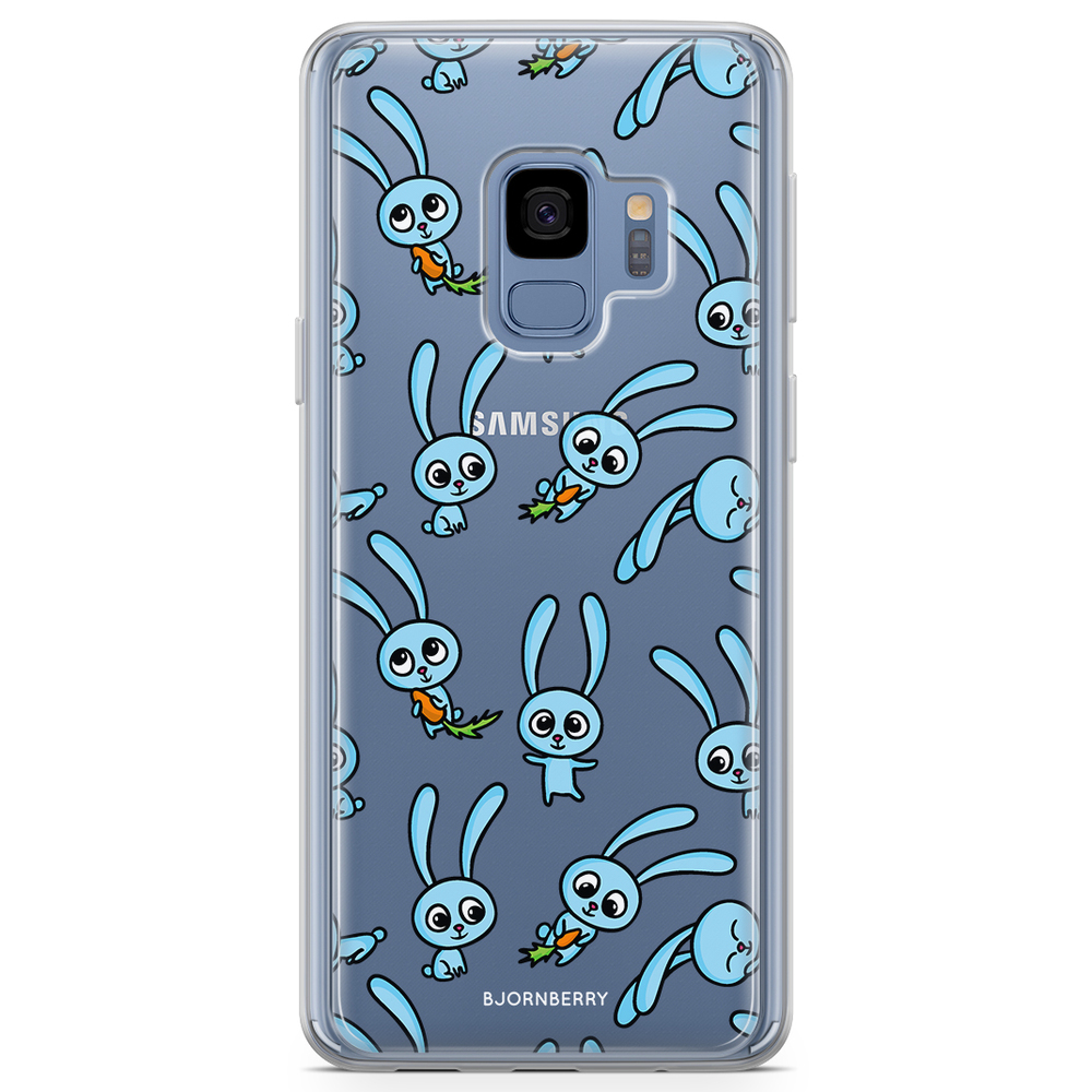 Samsung Galaxy S9 Fashion Case - Blue rabbits