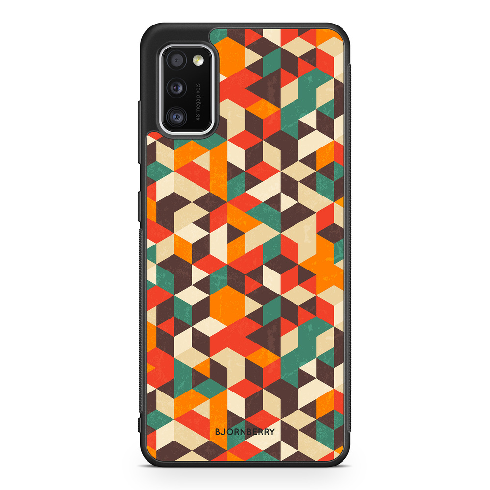 Samsung Galaxy A41 Case - Retro Geometric