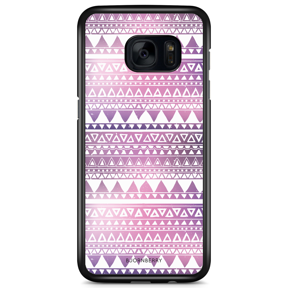 Samsung Galaxy S7 Case - Purple Aztec