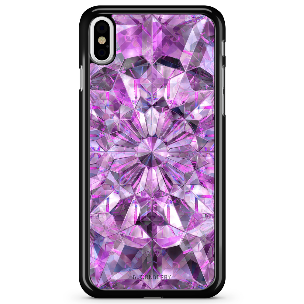iPhone X / XS Case - Purple Crystals