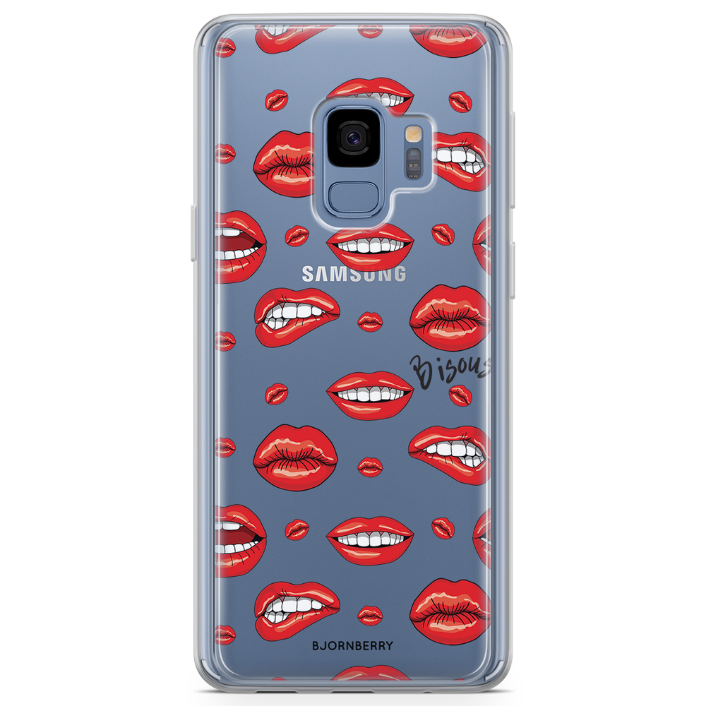 Samsung Galaxy S9 Fashion Case - Bisous Lips