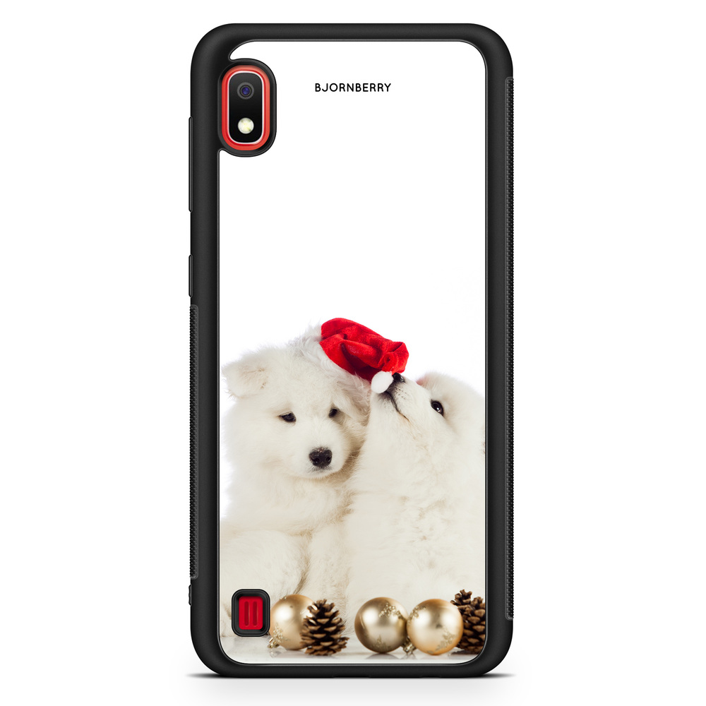 Samsung Galaxy A10 Case - Christmas Dogs