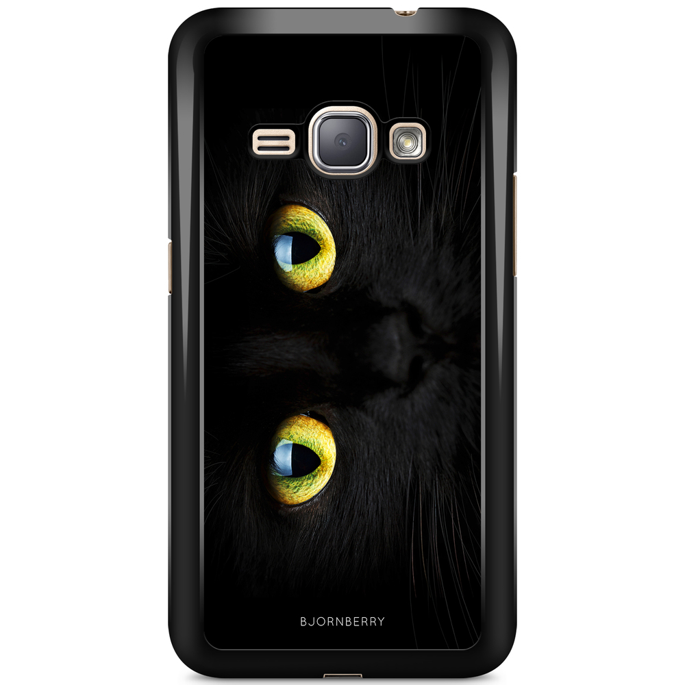 Samsung Galaxy J1 (2016) Case - Black Cat Close Up