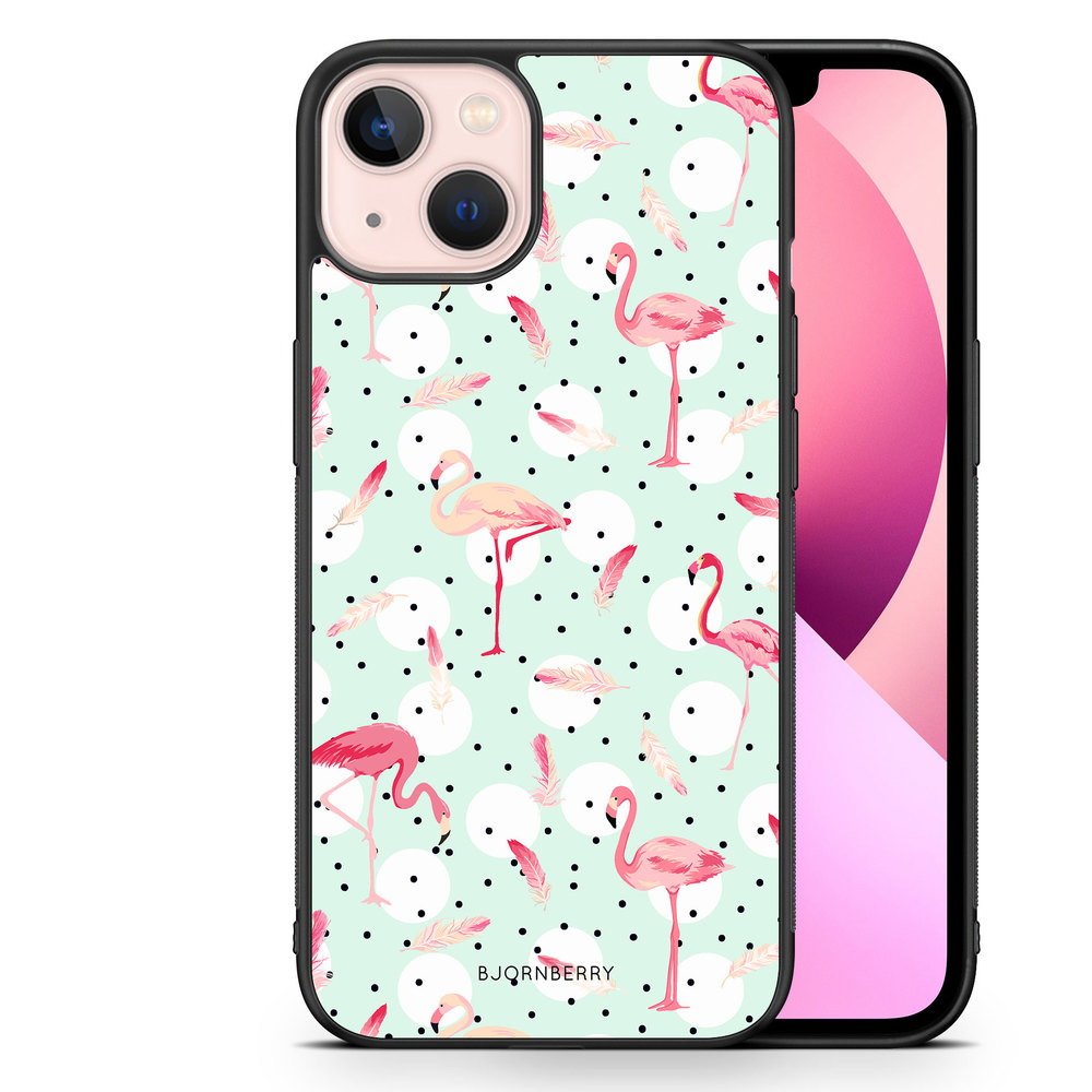 iPhone 13 Case - Flamingos