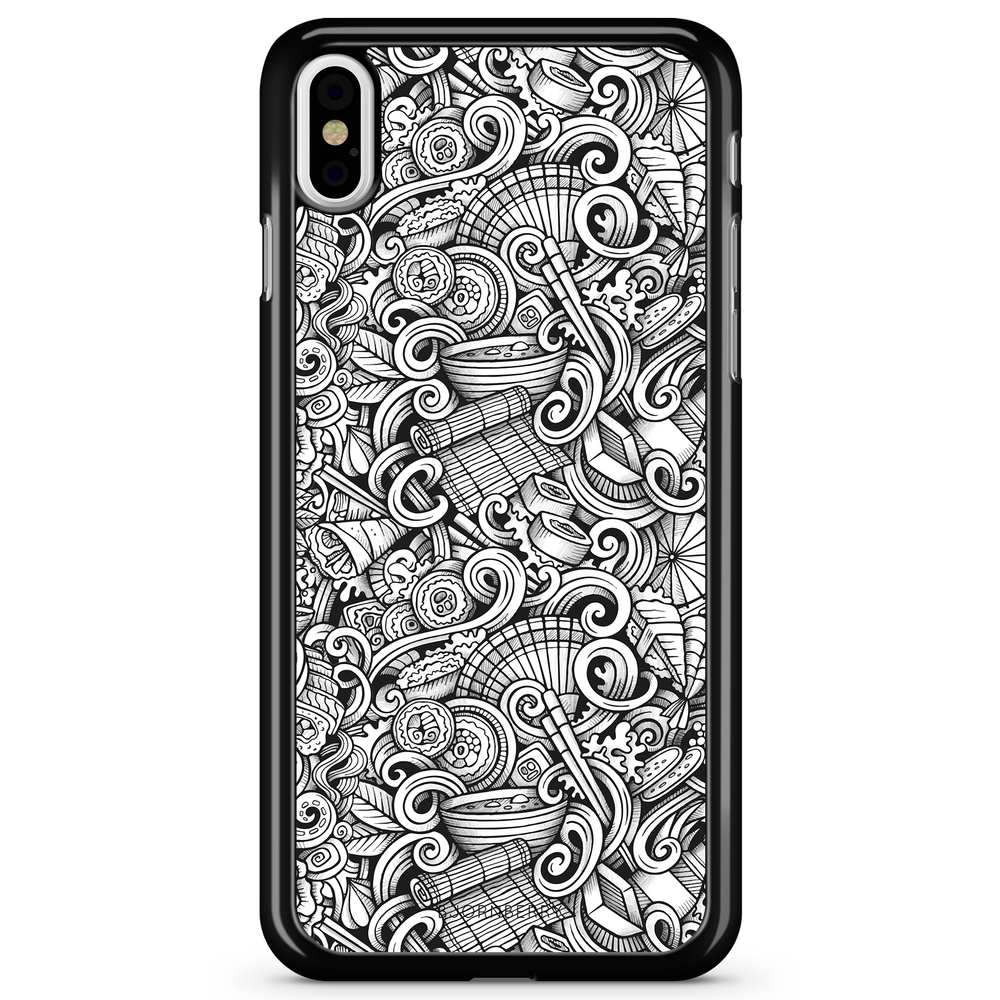 iPhone X / XS Case - Japanese Pattern