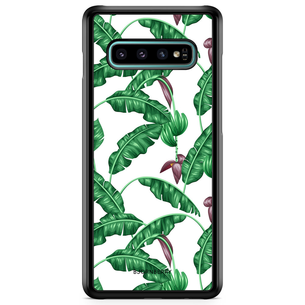 Samsung Galaxy S10 Plus Case - Banana Leaves