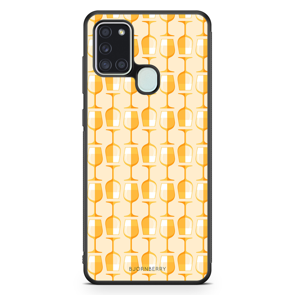 Samsung Galaxy A21s Case - Wine Glas