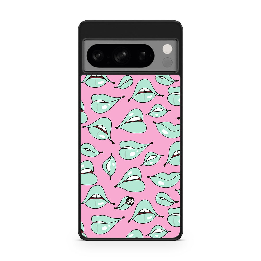 Google Pixel 8 Pro Case - Green Lips