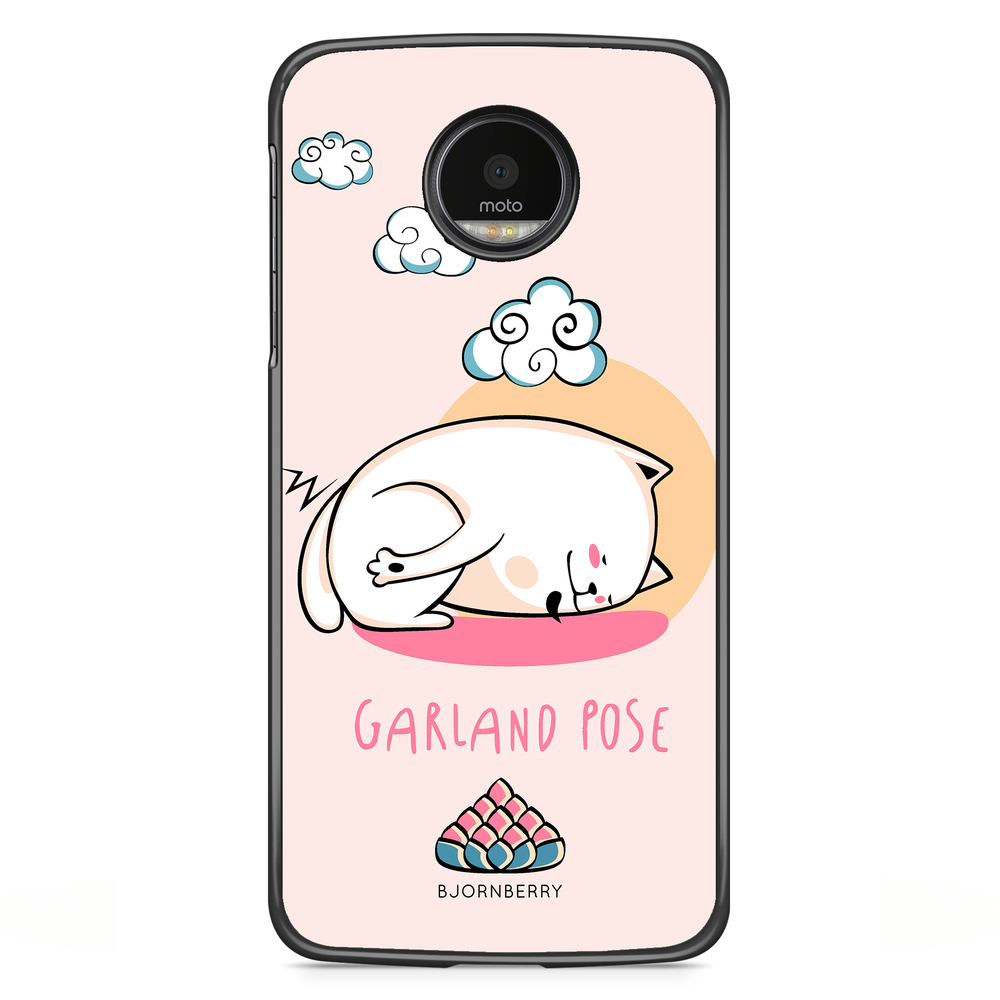 Motorola Moto G5S Plus Skal - Yoga Cat Garland 