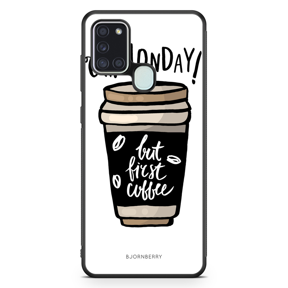 Samsung Galaxy A21s Case - But First Coffee