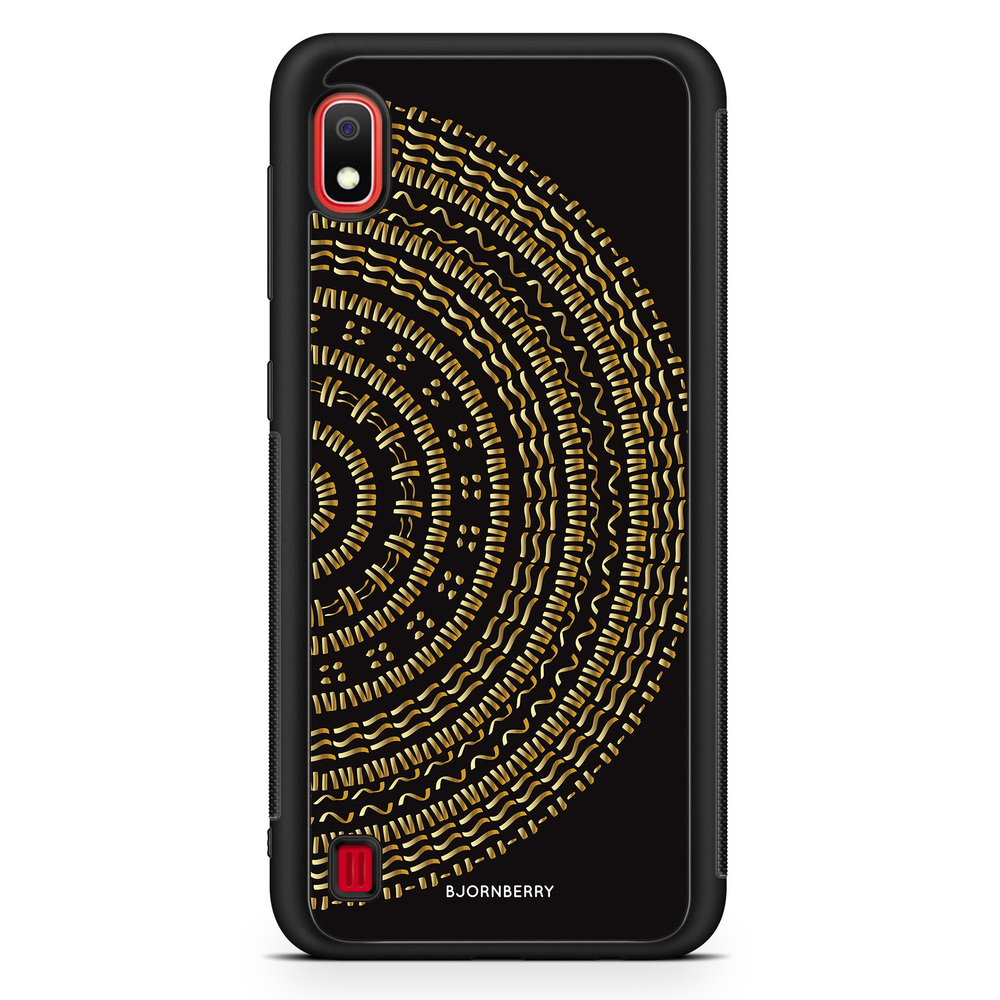 Samsung Galaxy A10 Case - Mandala Gold/Black