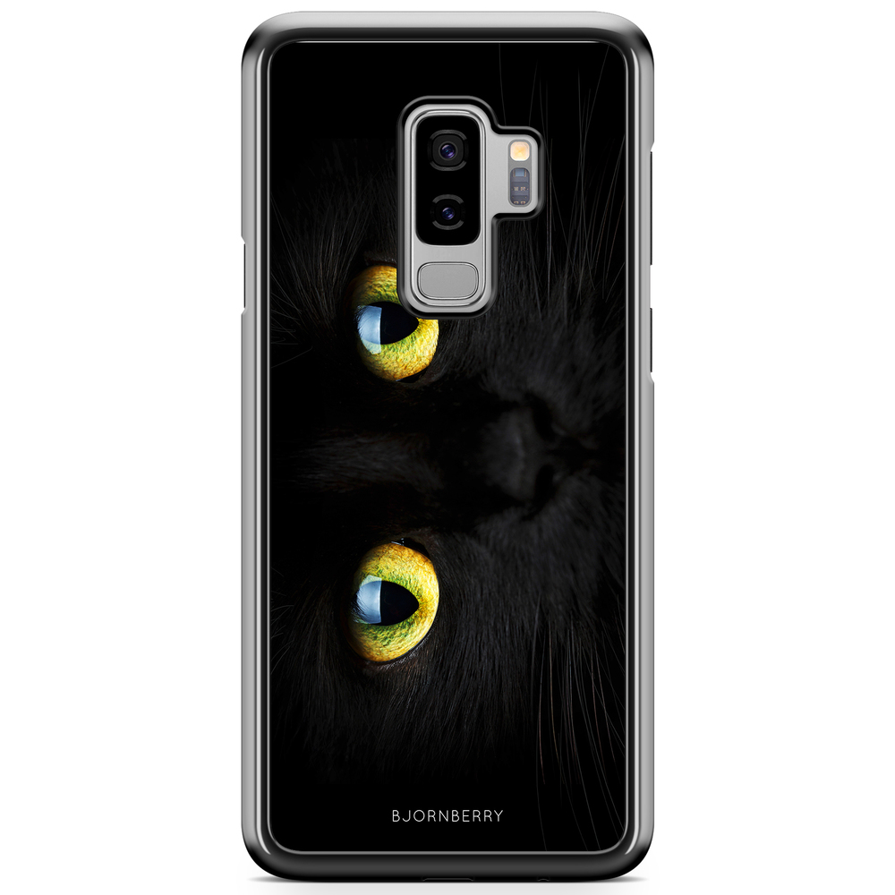 Samsung Galaxy S9 Plus Case - Black Cat Close Up