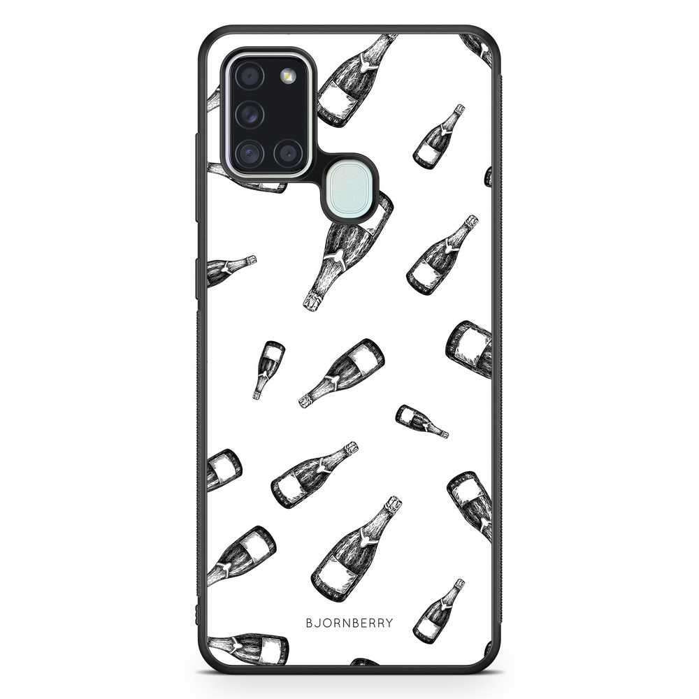 Samsung Galaxy A21s Case - Champagne Pattern
