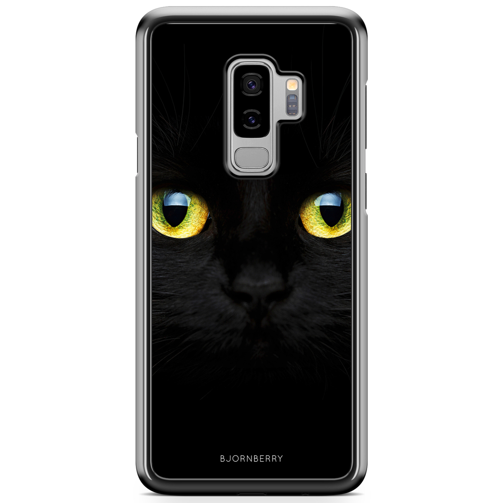 Samsung Galaxy S9 Plus Case - Black Cat Close Up