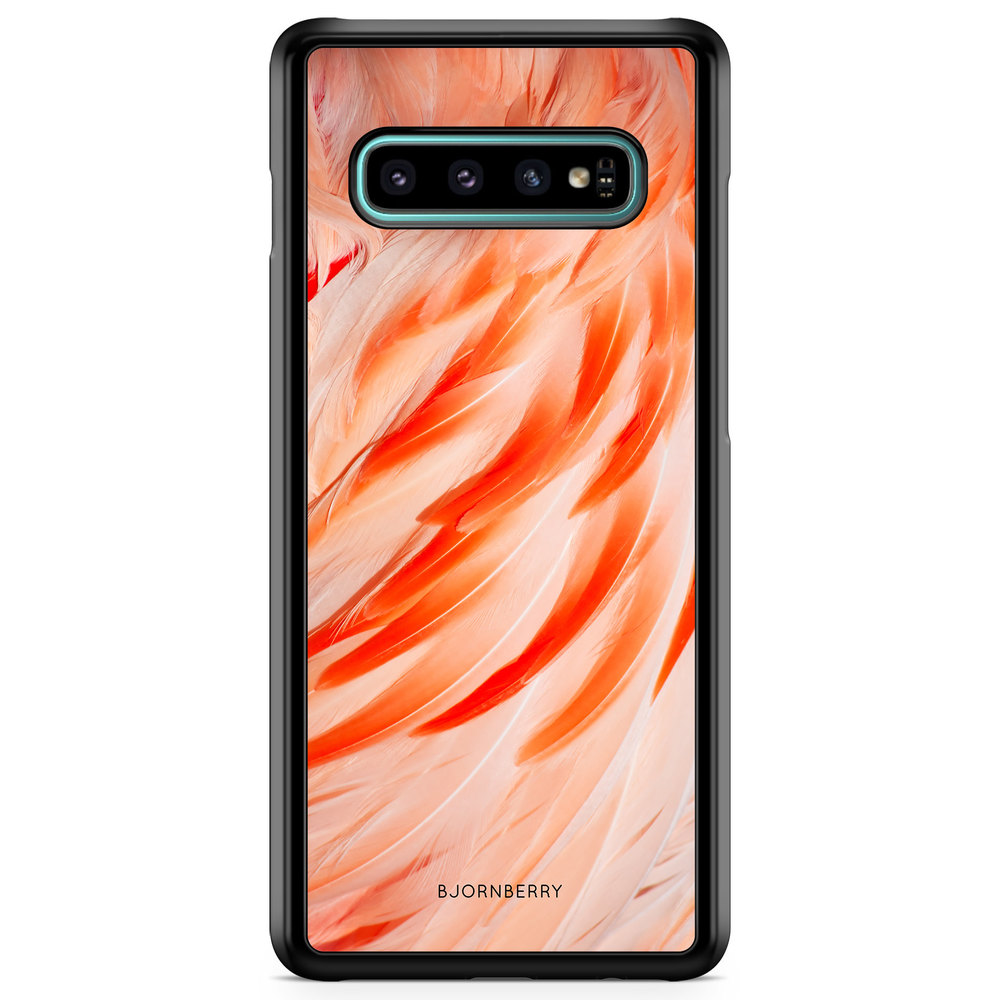 Samsung Galaxy S10 Plus Case - Flamingo Feathers