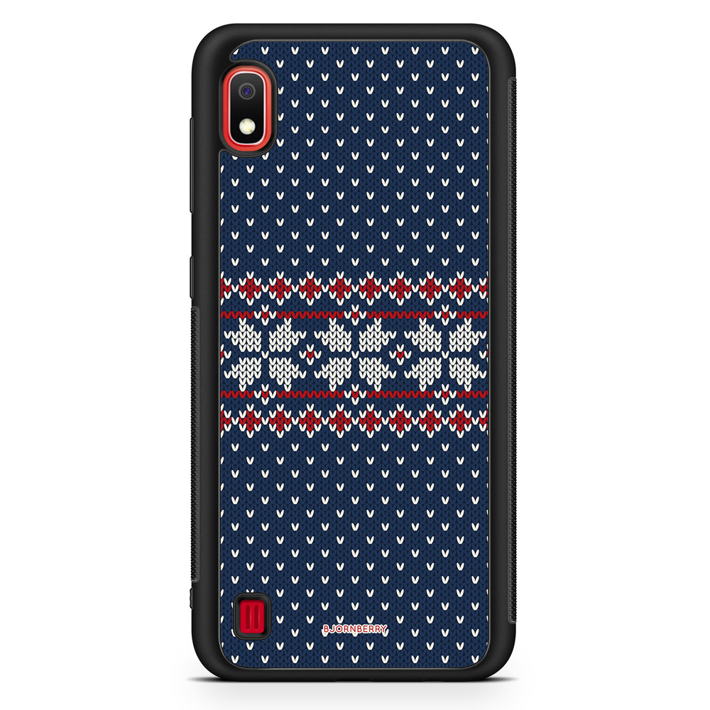Samsung Galaxy A10 Case - Knitted Xmas