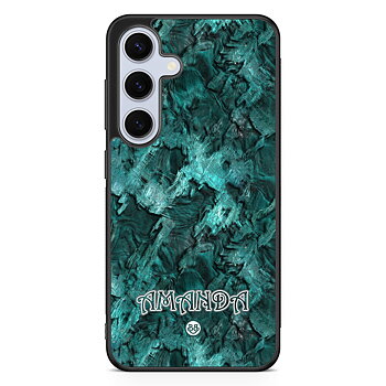 Samsung Galaxy S24 FE Custom Skal - Green Name