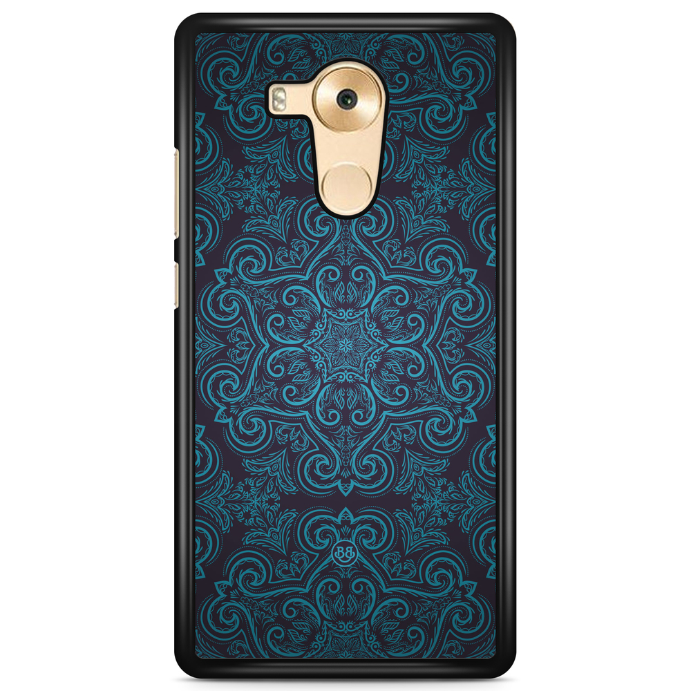 Huawei Mate 9 Pro Case - Blue Retro Pattern