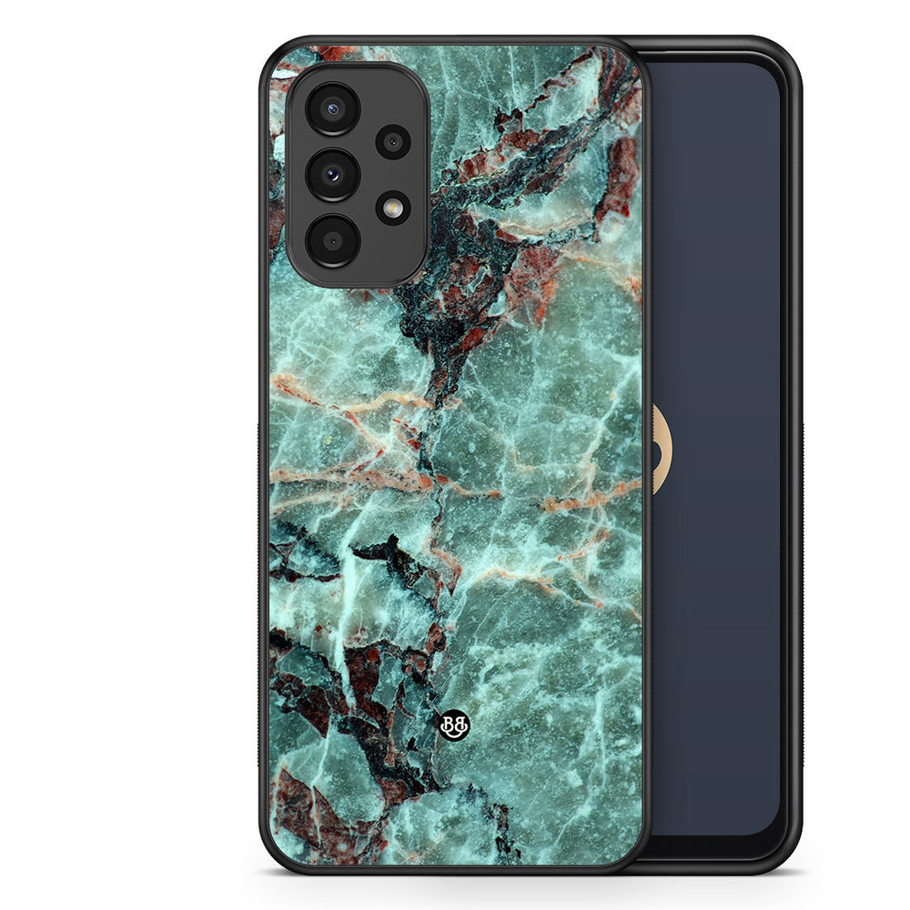Samsung Galaxy A13 Case - Green Marble
