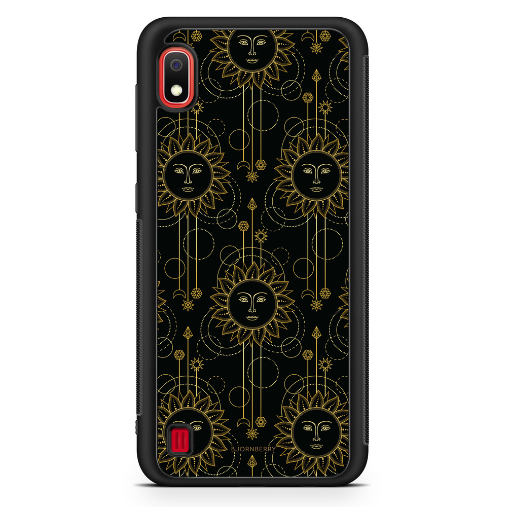 Samsung Galaxy A10 Case - Gold Suns