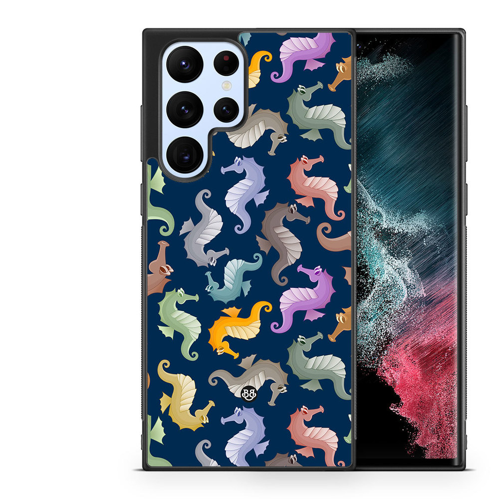 Samsung Galaxy S22 Ultra 5G Case - Cartoon Sea-Horse