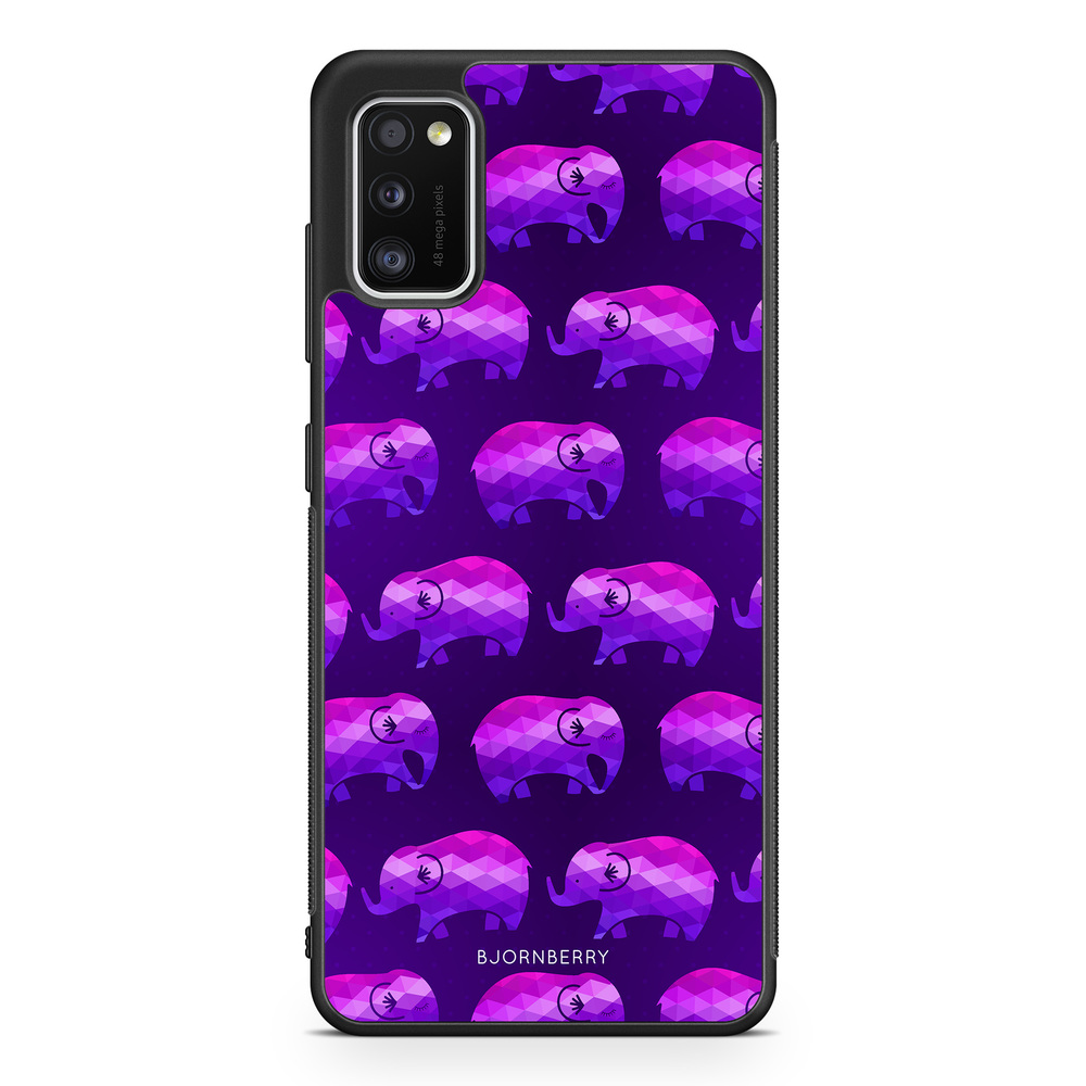 Samsung Galaxy A41 Case - Purple Elephant