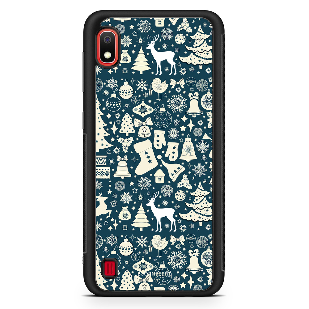 Samsung Galaxy A10 Case - Reindeers & Spruces