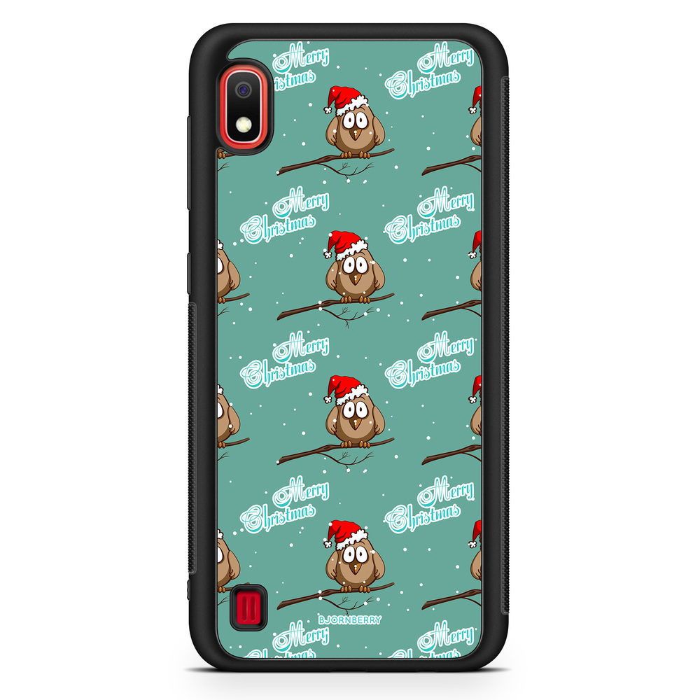 Samsung Galaxy A10 Case - Xmas Sparrows