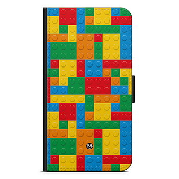 Motorola Moto E20 Wallet Case - Building bricks