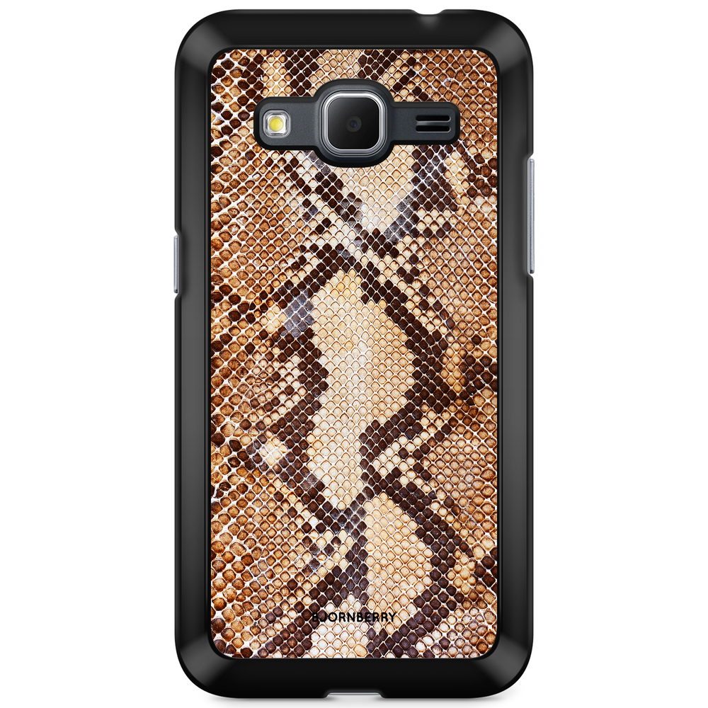 Samsung Galaxy Core Prime Case - Snakeskin Brown