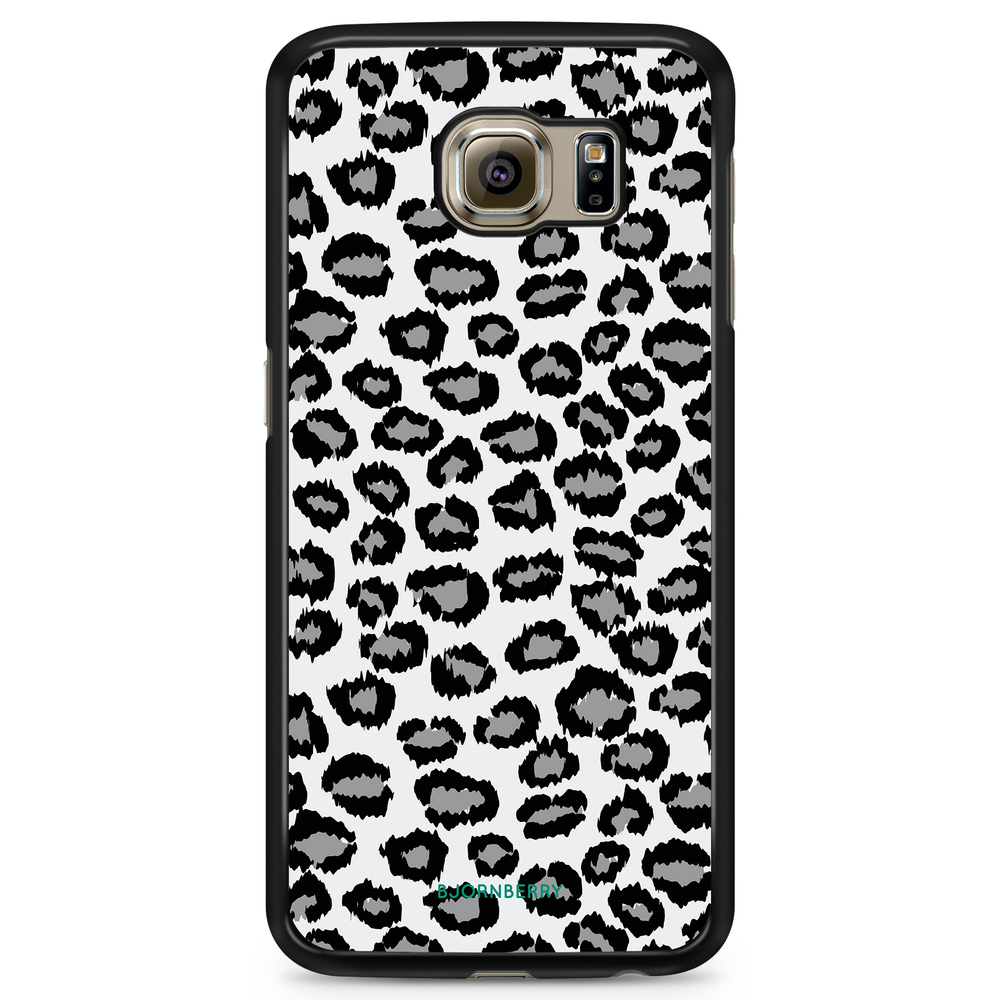 Samsung Galaxy S6 Edge Case - Gray Leopard