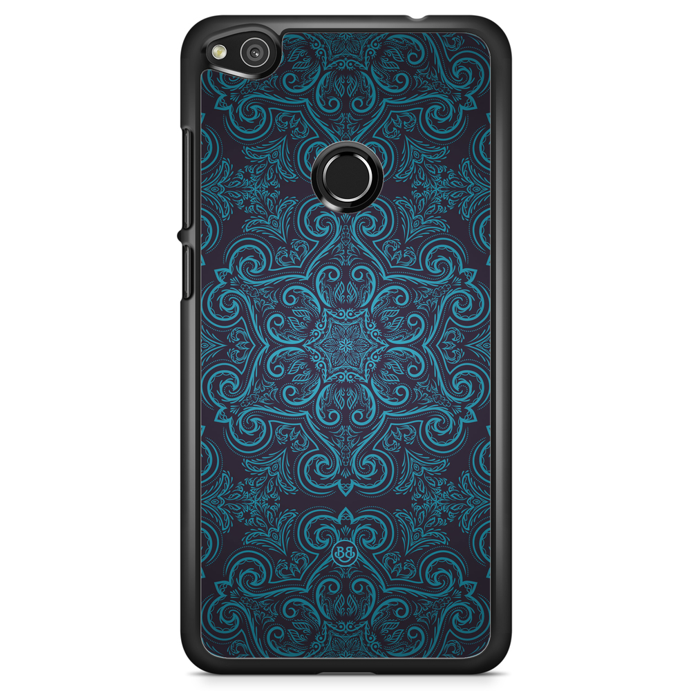 Huawei Honor 8 Lite Case - Blue Retro Pattern