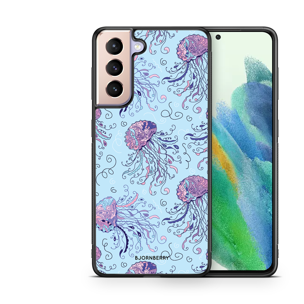 Samsung Galaxy S21 FE 5G Case - Cartoon Jellyfish