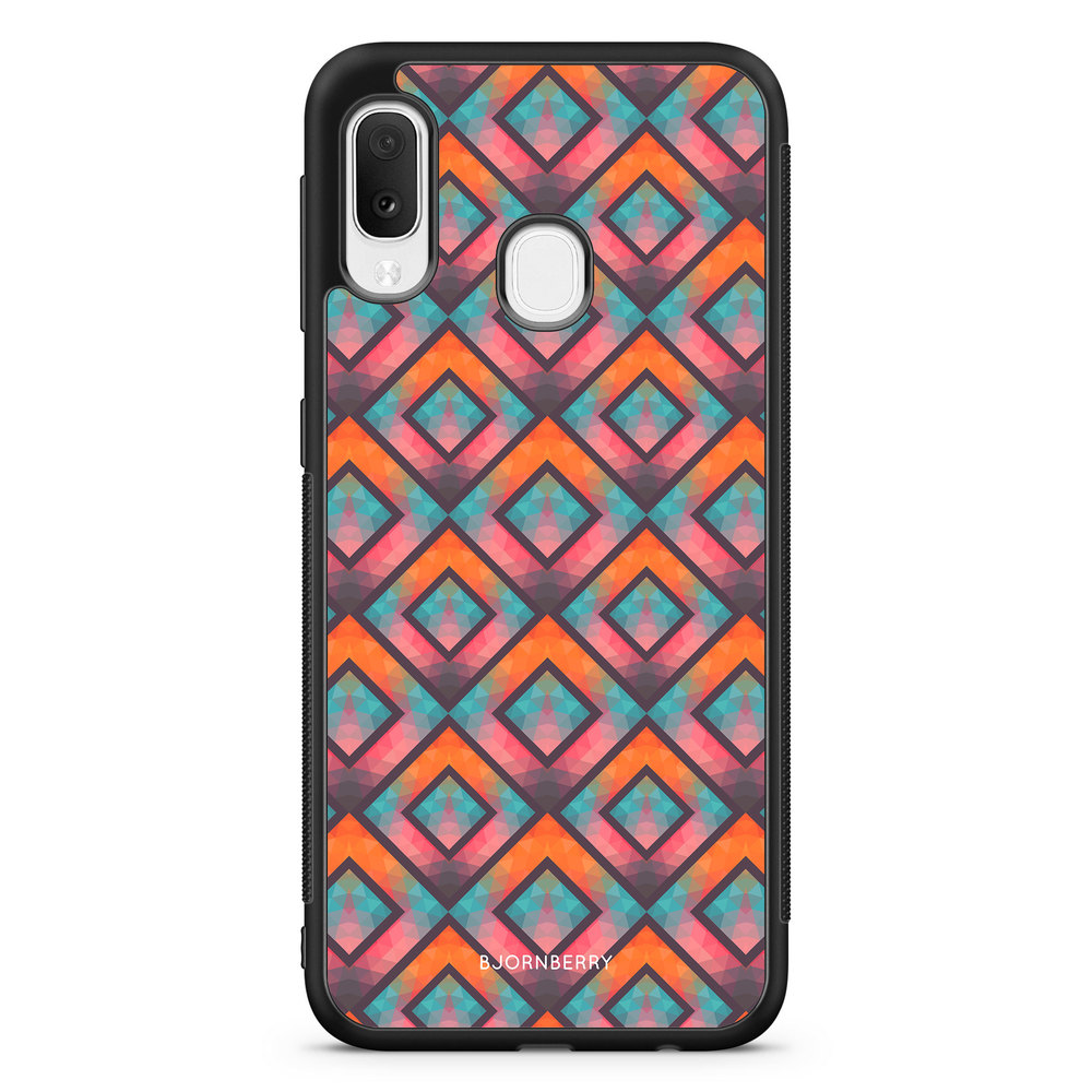 Samsung Galaxy A20e Case - Retro Squares