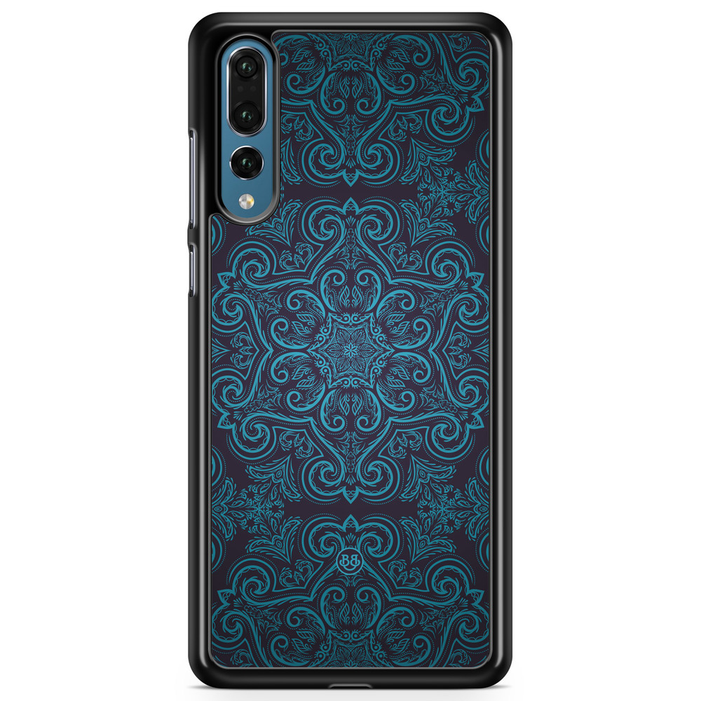 Huawei P20 Pro Case - Blue Retro Pattern