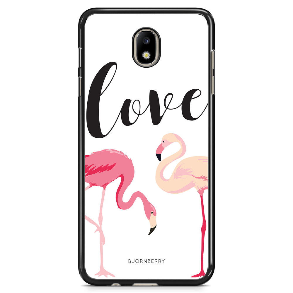 Samsung Galaxy J7 (2017) Case - Love Flamingo