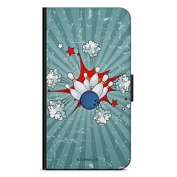 Samsung Galaxy A12 Wallet Case - Bowling Strike