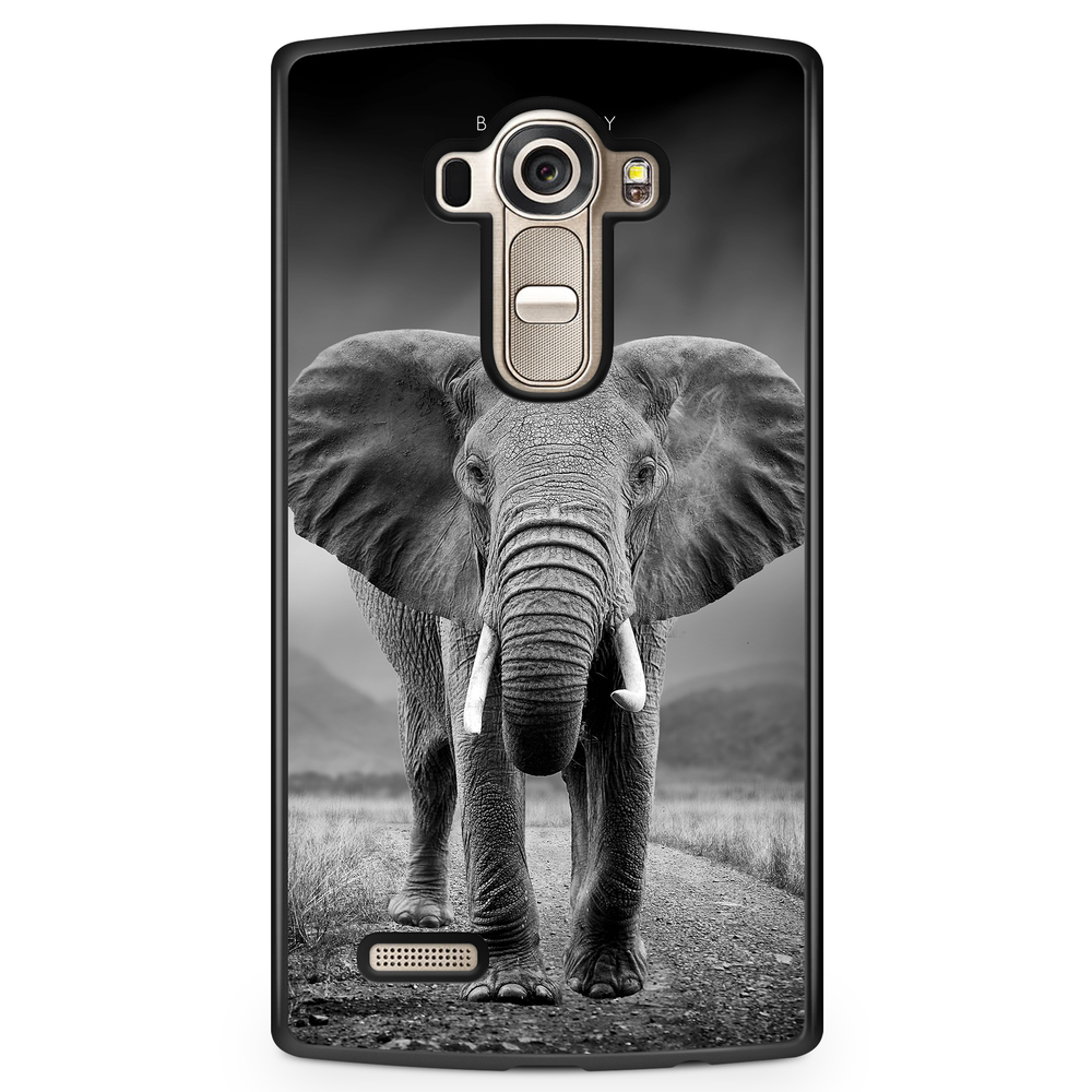 LG G4 Case - Black/White Elephant