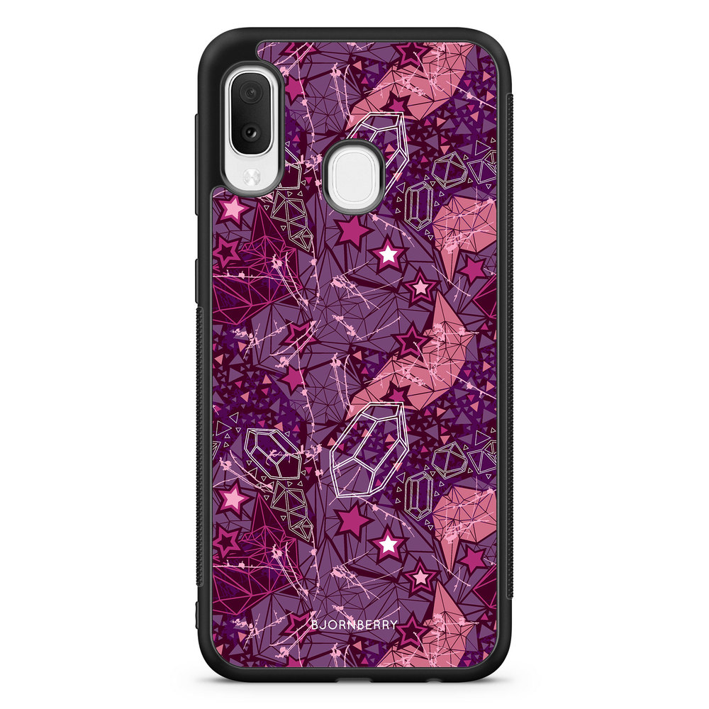 Samsung Galaxy A20e Case - Purple Stars