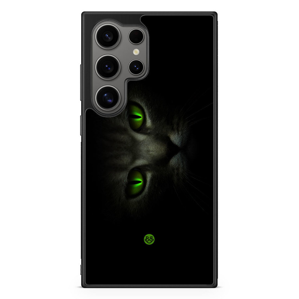 Samsung Galaxy S24 Ultra Case - Green Cat Eyes