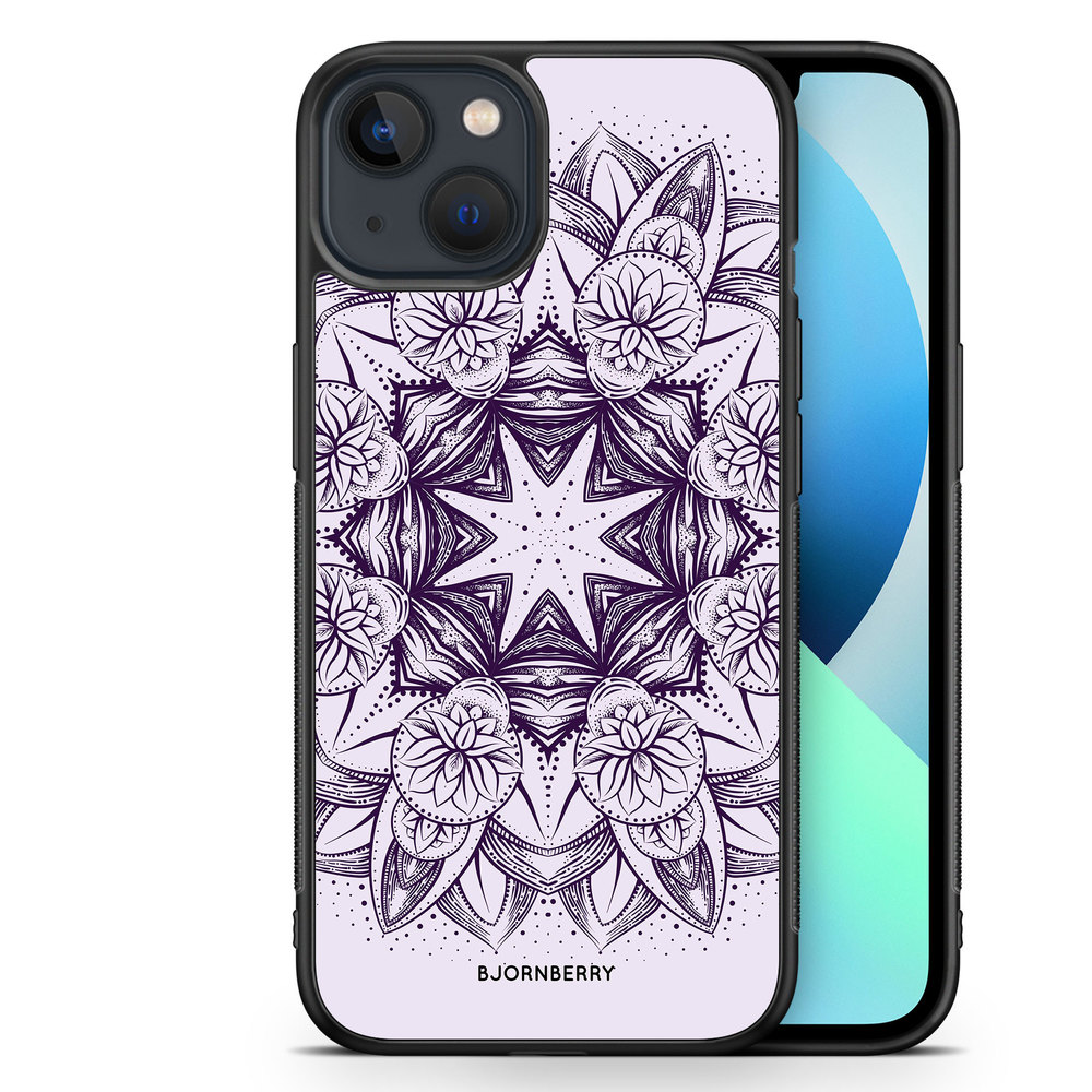 iPhone 13 Mini Case - Purple Mandala