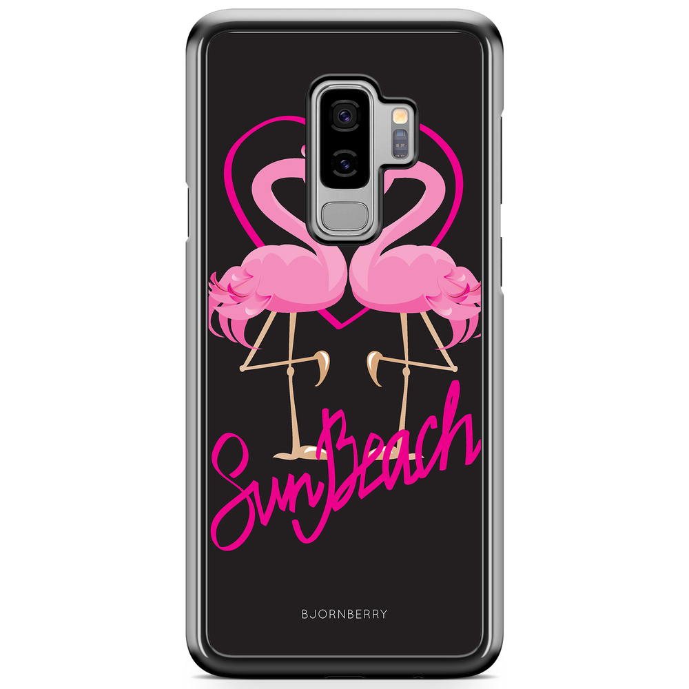 Samsung Galaxy S9 Plus Case - Sun Beach Flamingo