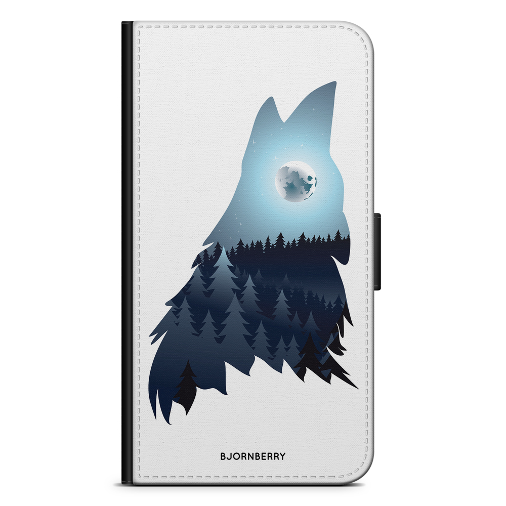 Samsung Galaxy A6 (2018) Plånboksfodral - Forest Wolf