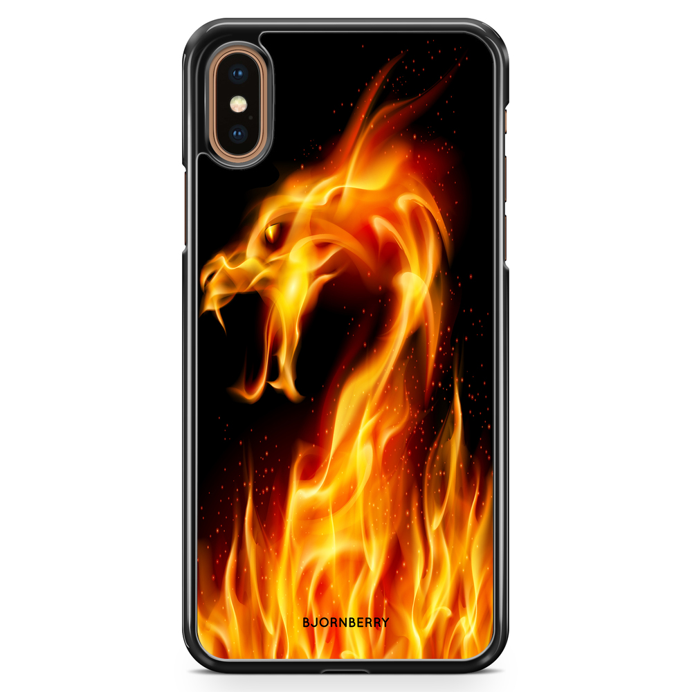 iPhone XS Max Case - Flames Dragon