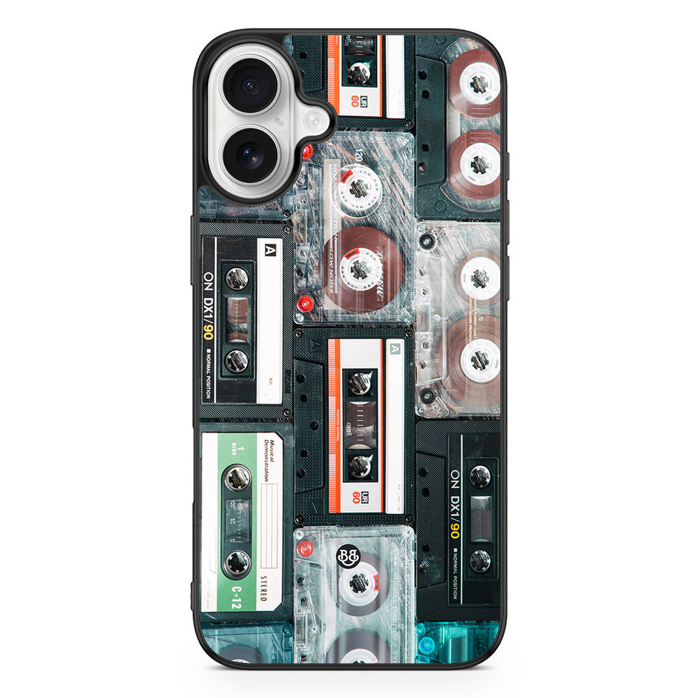 iPhone 16 Plus Case - Audio Cassette