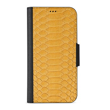 Naive iPhone 8 Plus Plånboksfodral - Yellow Snake